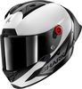 Shark Aeron-GP Blank SP,  full face helmet,  color: White/Dark Grey/Black,  size: L