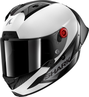 Shark Aeron-GP Blank SP,  full face helmet,  color: White/Dark Grey/Black,  size: M