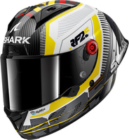 Shark Aeron-GP Raul Fernandez Signature,  full face helmet,  color: Black/White/Blue/Yellow,  size: S