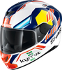Shark D-Skwal 2 Replica Jorge Martin,  integral helmet,  color: White/Blue/Red,  size: XL
