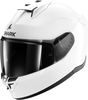 Shark D-Skwal 3 Blank,  full face helmet,  color: White,  size: S