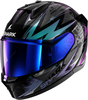 Shark D-Skwal 3 Blast-R,  full face helmet,  color: Black/Grey/Turquoise,  size: XXL