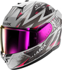 Shark D-Skwal 3 Blast-R,  full face helmet,  color: Matt Light Grey/Dark Grey/Violet,  size: M