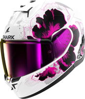 Shark D-Skwal 3 Mayfer,  full face helmet,  color: White/Violet/Dark Grey,  size: M