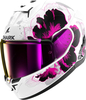Shark D-Skwal 3 Mayfer,  full face helmet,  color: White/Violet/Dark Grey,  size: S