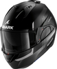 Shark Evo ES Kryd,  modular helmet,  color: Matt Black/Grey,  size: M