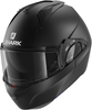 Shark Evo GT Blank,  modular helmet,  color: Matt-Black,  size: S