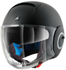 Shark Nano,  jet helmet,  color: Matt-Black,  size: XL