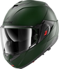 Shark OXO Blank,  flip up helmet,  color: Matt-Green,  size: M