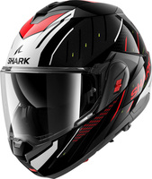Shark OXO Rydger,  flip up helmet,  color: Black/Silver/Red,  size: XS