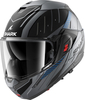 Shark OXO Rydger,  flip up helmet,  color: Matt Black/Grey/Blue,  size: XL