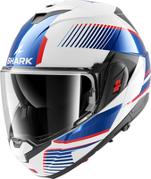Shark OXO Sikter,  flip up helmet,  color: White/Blue/Red,  size: XS