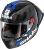 Shark Race-R Pro GP Replica Lorenzo Winter Test 99,  integral hel,  color: Black/Dark Grey/Blue,  size: XS