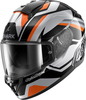 Shark Ridill 2 Apex,  full face helmet,  color: Silver/Black/Orange,  size: M