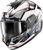 Shark Ridill 2 Matrix Camo,  full face helmet,  color: White/Silver/Red,  size: M