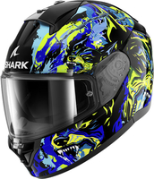 Shark Ridill 2 Raging Beast,  full face helmet,  color: Black/Blue/Green,  size: M