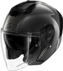 Shark RS Jet Carbon Ikonik,  open face helmet,  color: Black/Silver,  size: XL