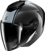 Shark RS Jet Carbon Skin,  open face helmet,  color: Black/Grey,  size: S