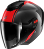 Shark RS Jet Carbon Skin,  open face helmet,  color: Black/White,  size: XXL