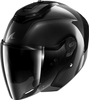 Shark RS Jet Full Carbon,  open face helmet,  color: Black/Dark Grey,  size: S