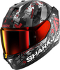 Shark Skwal i3 Hellcat,  integral helmet,  color: Matt Black/Silver/Red,  size: L