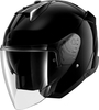 Shark Skwal i3 Jet Blank,  open face helmet,  color: Black,  size: L