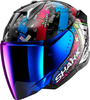 Shark Skwal i3 Jet Hellcat,  open face helmet,  color: Black/Violet/Blue,  size: L