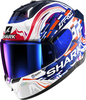 Shark Skwal i3 Replica Zarco GP FCE,  full face helmet,  color: White/Violet/Blue,  size: L