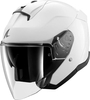 Shark Skwal Jet Blank,  open face helmet,  color: White,  size: M
