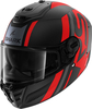 Shark Spartan RS Carbon Shawn,  integral helmet,  color: Matt Black/Dark Grey/Red,  size: M