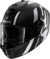 Shark Spartan RS Carbon Shawn,  integral helmet,  color: Matt Black/Silver,  size: XL