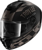 Shark Spartan RS Raceshop Troy Lee,  full face helmet,  color: Matt Black/Grey,  size: XXL
