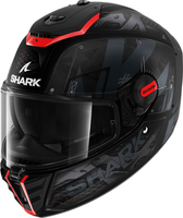 Shark Spartan RS Stingrey,  integral helmet,  color: Matt Black/Grey/Red,  size: S
