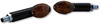Shin Yo Cat-Eye Mini,  turn signals,  color: Black Orange-Tinted,  size: Long
