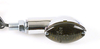 Shin Yo Cat-Eye Mini,  turn signals,  color: Chromed Orange-Tinted,  size: Short