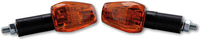 Shin Yo Imola 1,  LED turn signals,  color: Black Orange,  size: Long