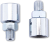 Shin Yo M10 x 1, 25,  mirror vibration eliminator,  color: Chromed,  size: M10 x 1