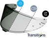 Shoei CWR-F2PN,  visor photochromic