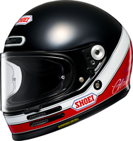 Shoei Glamster-06 Abiding,  full face helmet,  color: Black/Red/White,  size: XL