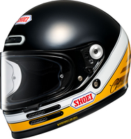 Shoei Glamster-06 Abiding,  full face helmet,  color: Black/Yellow/White,  size: M