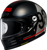 Shoei Glamster-06 MM93 Coll. Classic,  full face helmet,  color: Black/Grey/Red,  size: S
