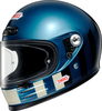 Shoei Glamster Resurrection integral helmet,  2nd choice item,  color: Dark Blue/Black/White,  size: S