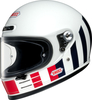 Shoei Glamster Resurrection integral helmet,  2nd choice item,  color: White/Black/Red,  size: XL