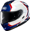 Shoei GT-Air 3 Realm,  full face helmet,  color: Dark Blue/White/Red,  size: XS