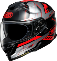 Shoei GT-Air II Aperture,  integral helmet,  color: Black/Grey/Red,  size: XS
