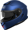 Shoei Neotec 3,  flip up helmet,  color: Matt-Dark Blue,  size: XS