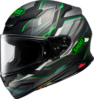 Shoei NXR2 Capriccio,  full face helmet,  color: Matt Black/Green/Grey,  size: XS