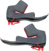 Shoei NXR2,  cheek pads,  color: Grey/Black/Red,  size: 31 mm