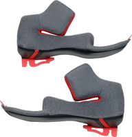 Shoei NXR2,  cheek pads,  color: Grey/Black/Red,  size: 43 mm