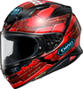 Shoei NXR2 Fortress,  full face helmet,  color: Black/Red/Blue,  size: L